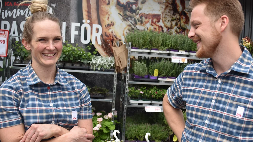 Frida Hamrin och Dennis Dahlin.