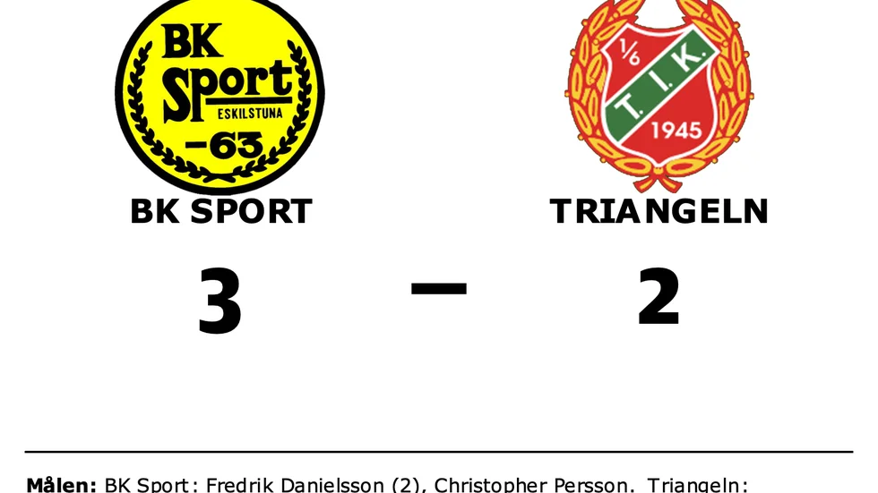 BK Sport vann mot Triangeln