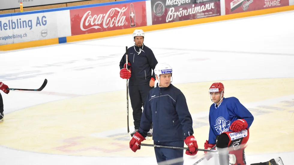 Stefan Hedlund och Bert Robertsson i Rapperswil