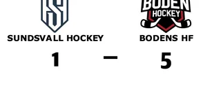 Bodens HF vann borta mot Sundsvall Hockey