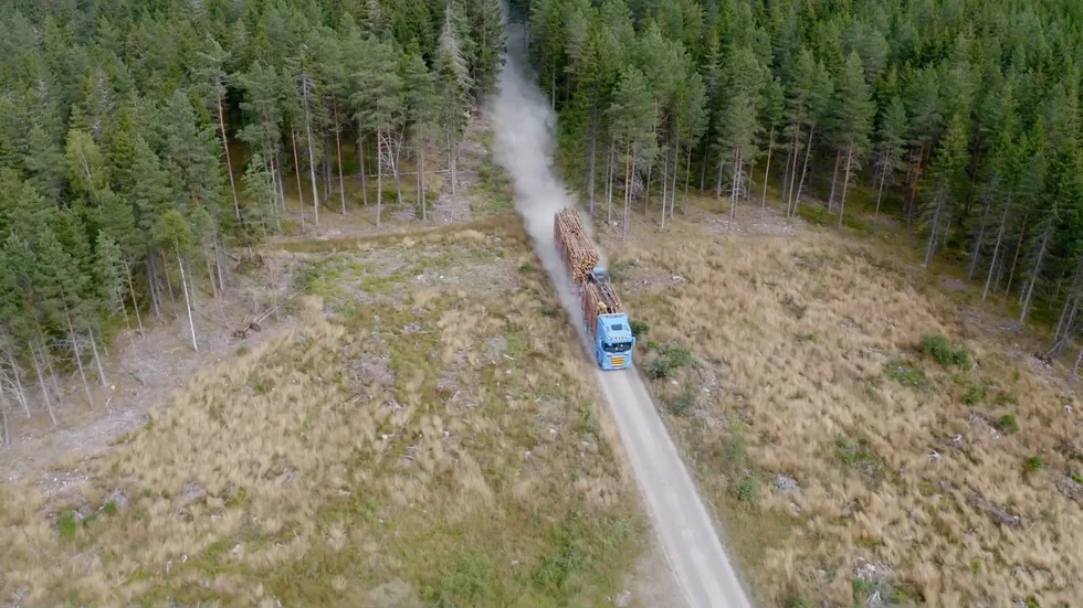 "Vår realityserie Svenska Truckers är ett bra exempel och något som verkligen tagit yrket in i de svenska hemmen och visat att det passar alla – tjej som kille. Detta arbete börjar vi nu se frukten av", skriver debattörerna. (Arkivbild)