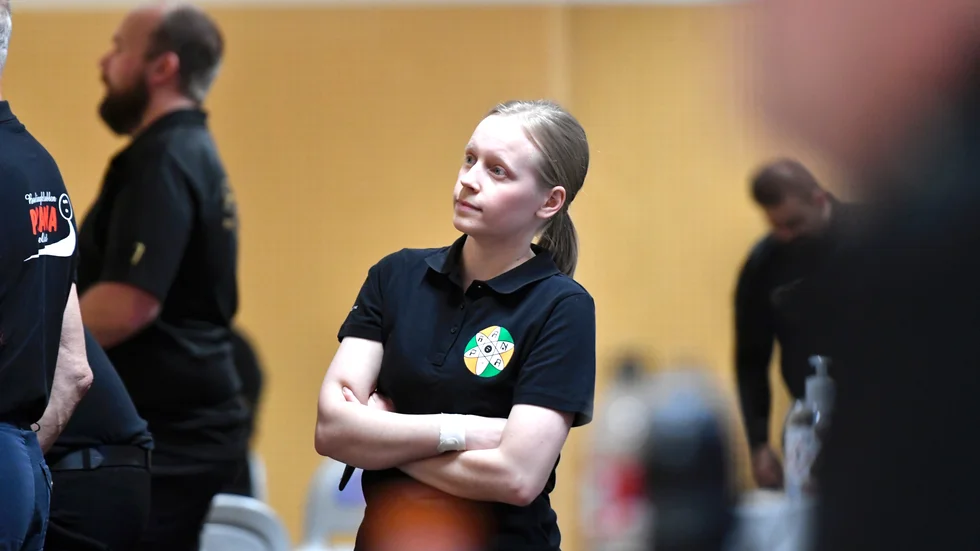Pranas Sara Almqvist var matchens bästa spelare med 899 poäng i länsderbyt.