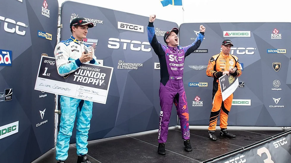 Robert Dahlgren har säkrat vinsten i STCC, med fyra race kvar att köra.