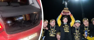 Efter stora guldfirandet – Dackarna glömde kvar SM-bucklan i Eskilstuna