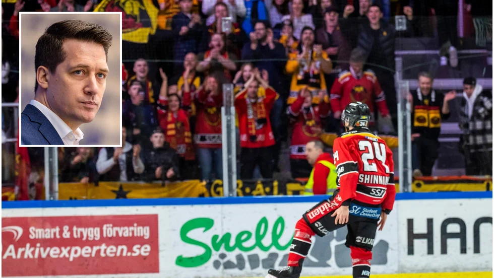 Växjötränaren Sam Hallam skickade en känga till Luleåfansen efter matchen