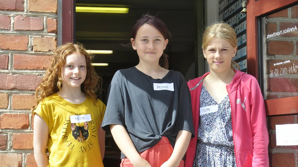 Millie Maurer, Melanie Ogden och Filippa Blick. 