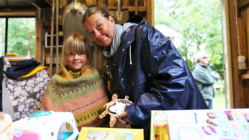 Hanna Glansholm tillsammans med dottern Hilda Norrby. 
