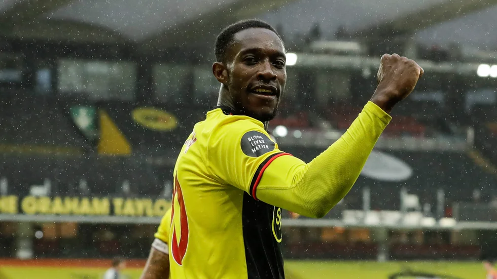 Klubblöse Danny Welbeck fortsätter karriären hos Graham Potter i Brighton. Arkivbild.