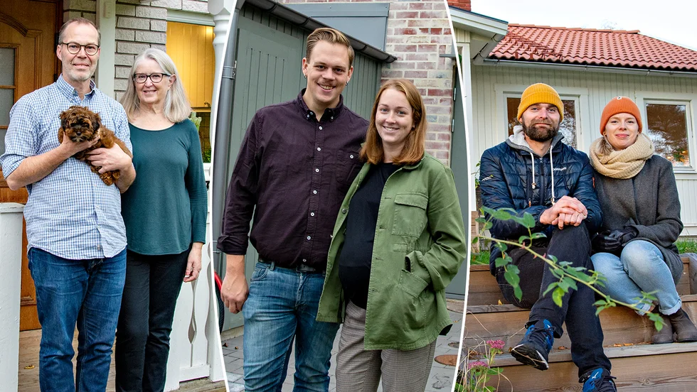 Stefan och Marie Lindström, Dennis och Lisa Greve samt Johan Ahlström och Viola Säfbom har alla nyligen flyttat ut från stan.