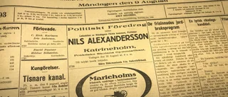 För 100 år sedan: Försvunnen man tillbaka 