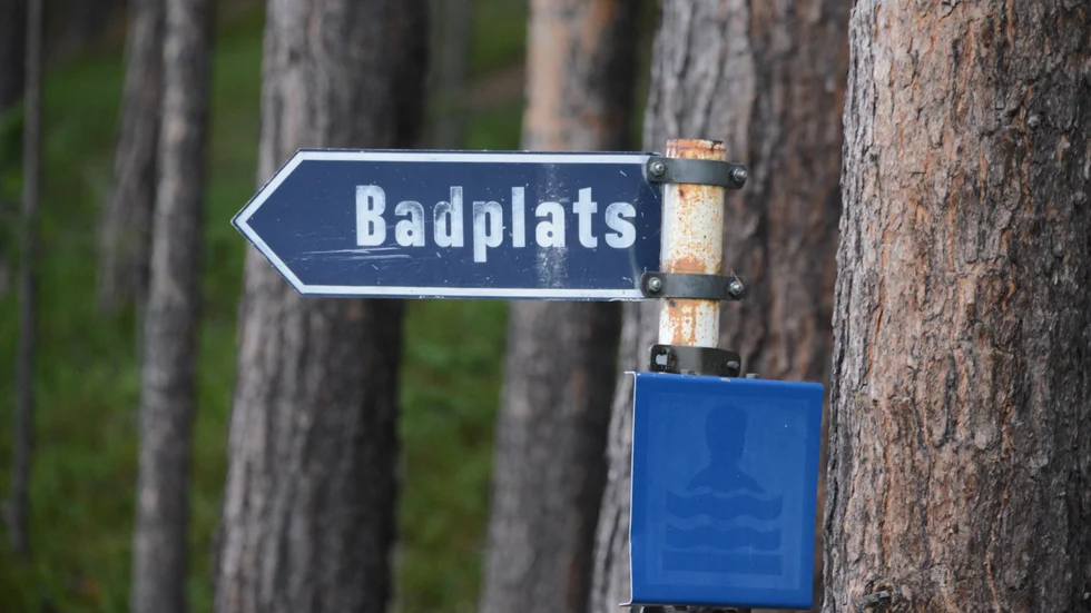 Paret hamnade i bråk på badplatsen. Då blev kvinnan utsatt för skendränkning, enligt Linköpings tingsrätt.