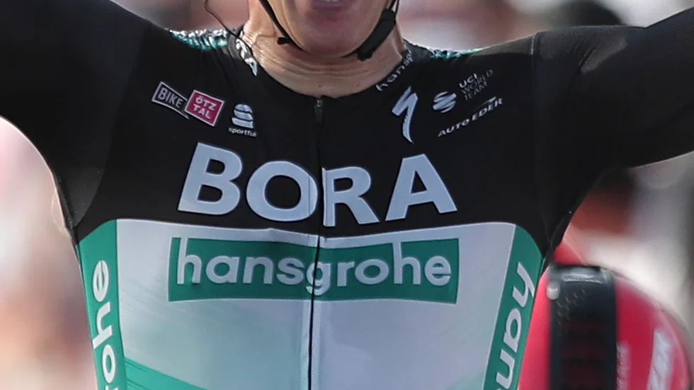 Omkomne Jan Riedmann cyklade för det tyska proffsstallet Bora-Hansgrohe. Arkivbild.