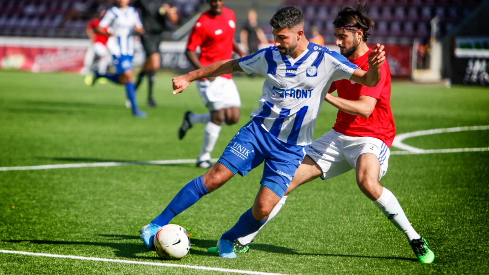 Eskilstuna City vann med 5–1 mot Säffle.