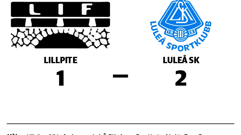 Lillpite IF förlorade mot Luleå SK