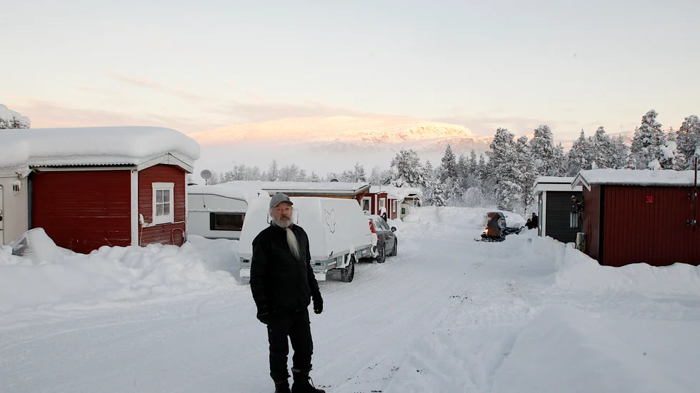 Inge "Tjolle" Rankvist lägger ner Örnvikscampingen. I takt med att han blivit äldre har han också fått mindre hjälp och nu orkar han inte längre. Den här vintern blir sista vintersäsongen. Sen ska allting bort. (Arkivbild)
