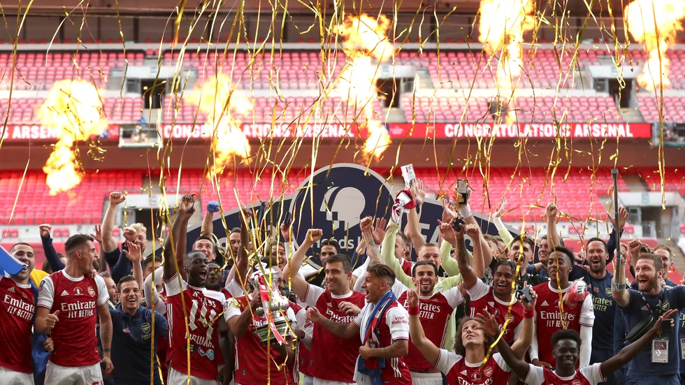 Arsenal vann 2020 års upplaga av FA-cupen. Arkivbild.
