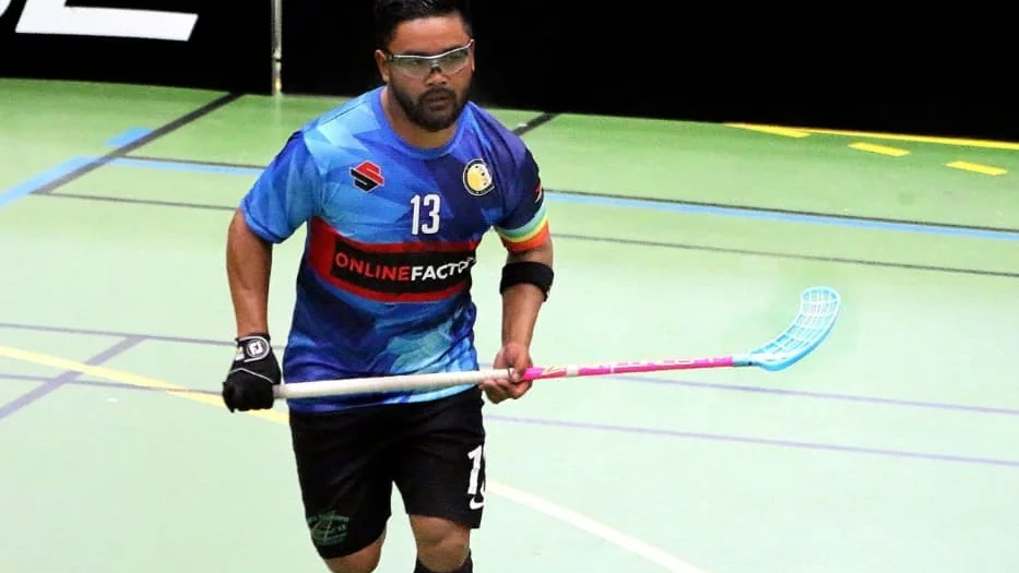 Lucas Öijvall, vars filippinska namn är Romell Perez, kommer representera sitt födelseland i innebandy-VM som inleds nu i helgen. Arkivbild.