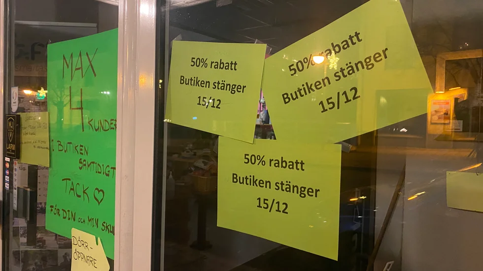 Butiken Livskvalité lämnar sin lokal på Kungsgatan i Motala centrum.