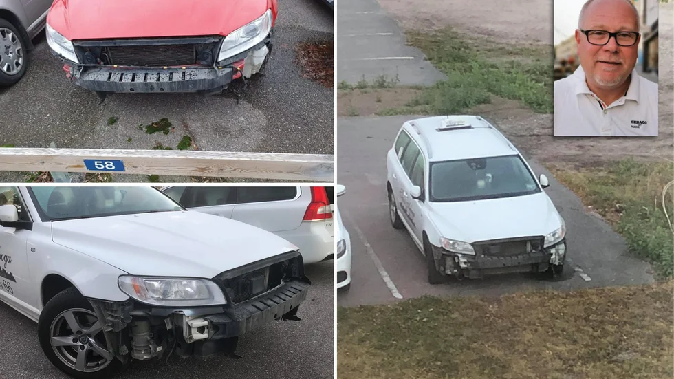 Flera bilar i Mälardalen har blivit utsatta för stölder. Av exakt samma bildel. Det är fronterna på Volvo V70 som tjuvarna riktat in sig på. Adam Jervinge är en som drabbats: "Halva bilen var borta."