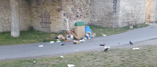 Sopkaos i Visby efter oväntad turistström