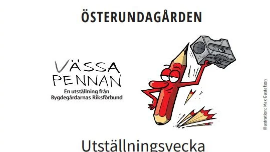 Satirutställning, workshop och teater ingår bland annat i programmet då Österundagården bjuder in till kulturveckan i början av augusti.