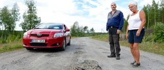 Byborna har tröttnat på att ha en tvättbräda till väg
