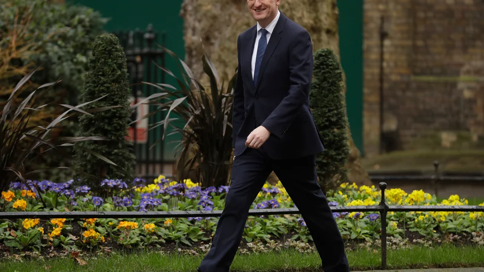 Storbritanniens kulturminister Oliver Dowden. Arkivbild.