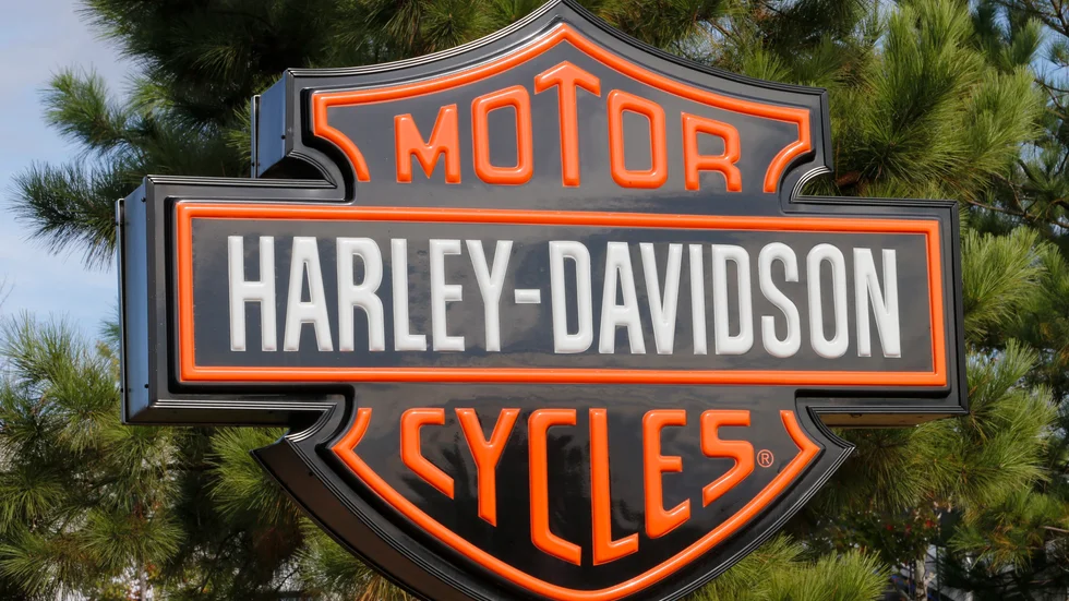 Oväntat stort försäljningsras i coronakrisen gav förlust för Harley-Davidson. Arkivbild