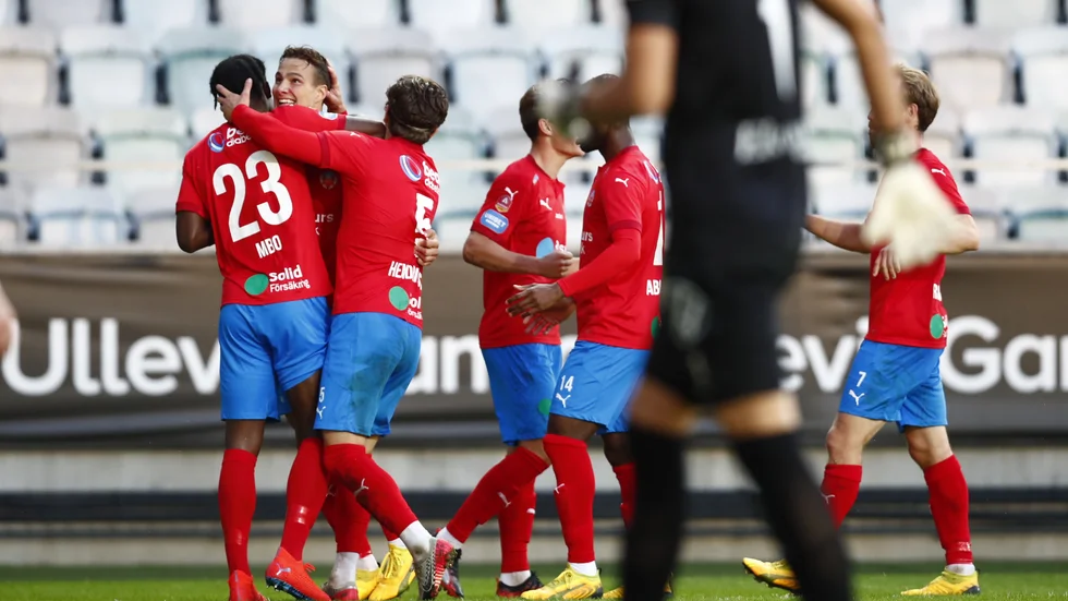 Helsingborgs IF:s Assad Al Hamlawi kvitterade sent borta mot Göteborg.