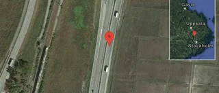 Olja på vägen stör trafiken på E4