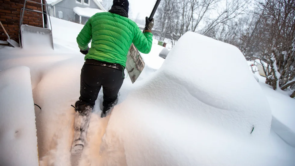 Nu ska det komma mer snö, som vi har längtat...