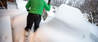 Väder: Nu är det bara att ta fram snöskyffeln igen