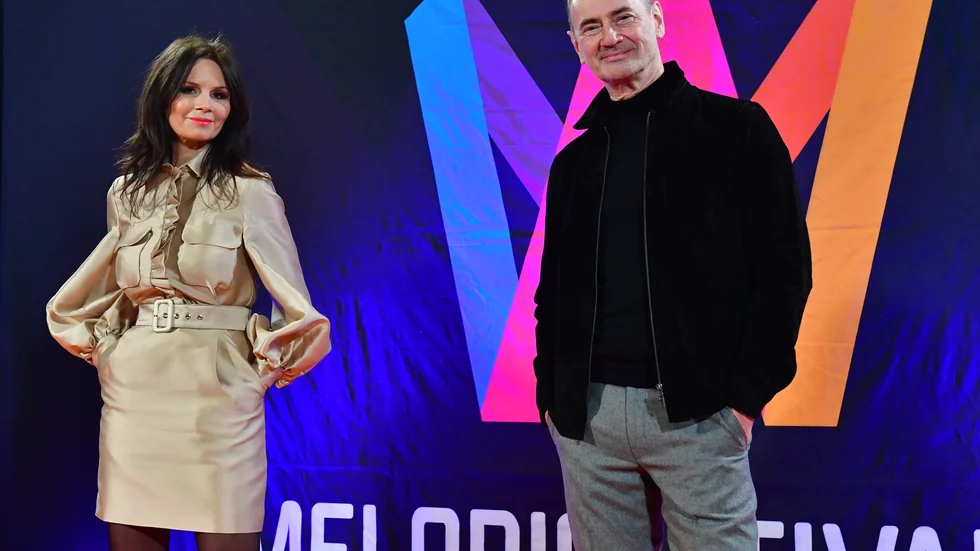 Lena Philipsson och Christer Björkman ledde Melodifestivalens första deltävling för i år.