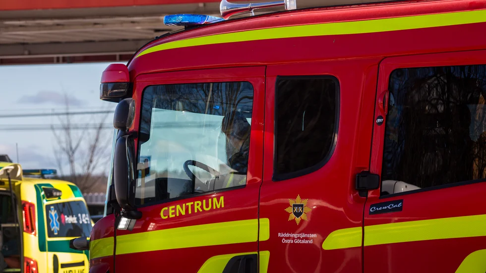 Räddningstjänsten larmades efter en brand i Boden under fredagen.