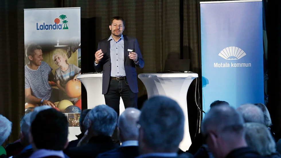Den här frågan handlar inte om huruvida man är för eller emot Lalandiaaffären. Det handlar om att kommunen inte har kontroll på vad det kostar och vad det tillför oss kommuninvånare, menar signaturen Louise. På bilden från 2017 Jan Harrit, vd Lalandia.