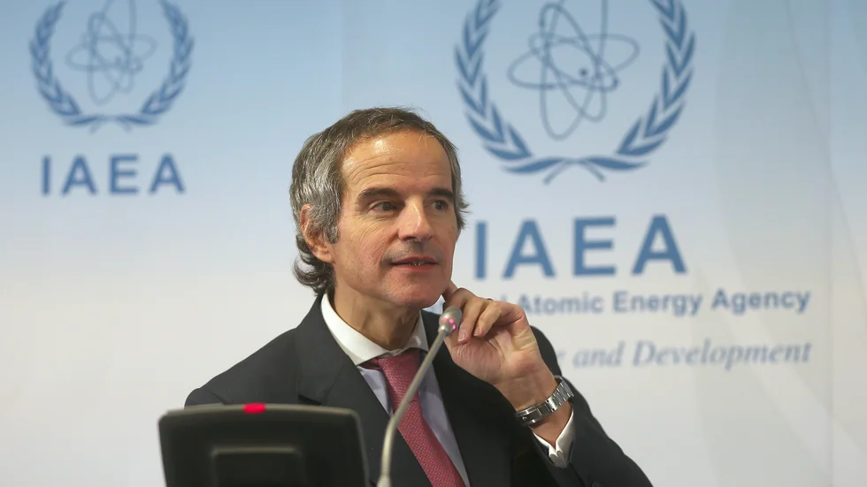 IAEA-chefen Rafael Grossi. Arkivbild.