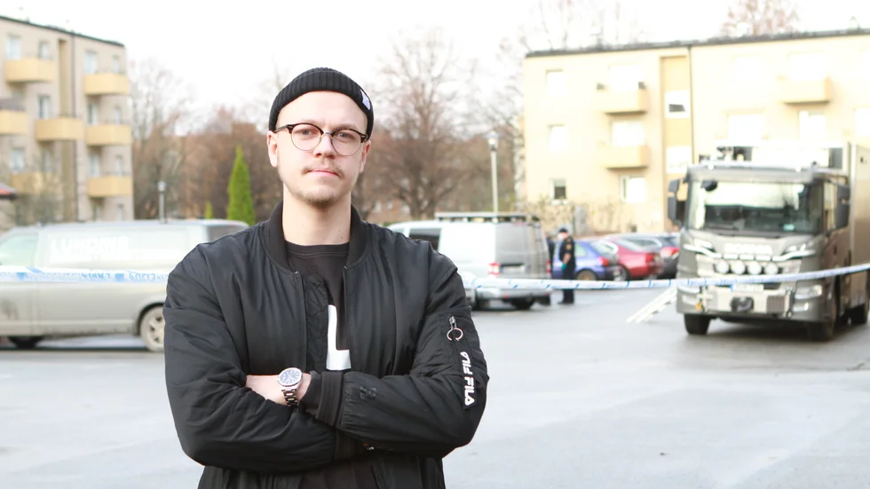 Viktor Gunnarsson såg fram emot att få flytta in i nya lägenheten, men det satte explosionen på Murargatan stopp för.