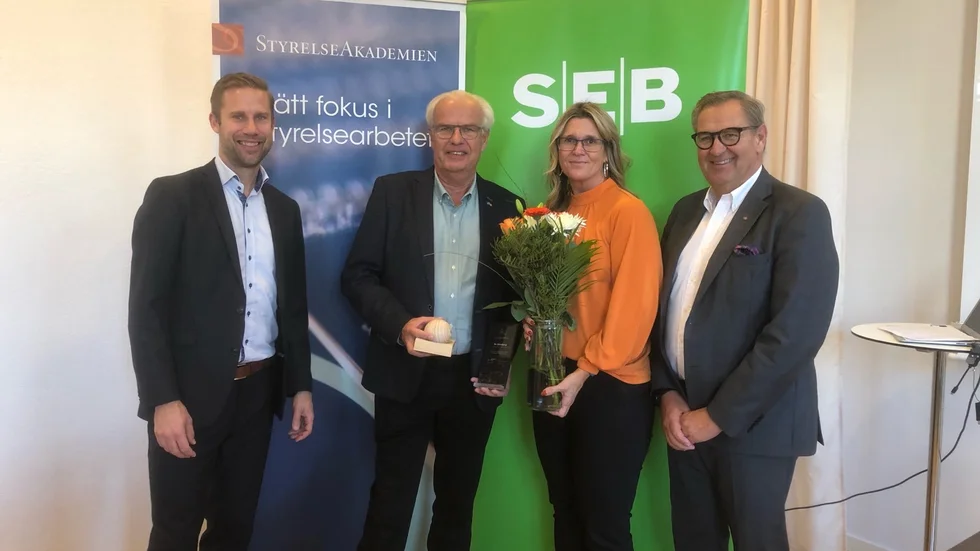 Henrik Malmlöf, SEB, Bo Westberg, Best Bemanning & Rekrytering, Jeanette Hellgren, Styrelseakademien Mälardalen och Billy Bergåker, Archus AB. 