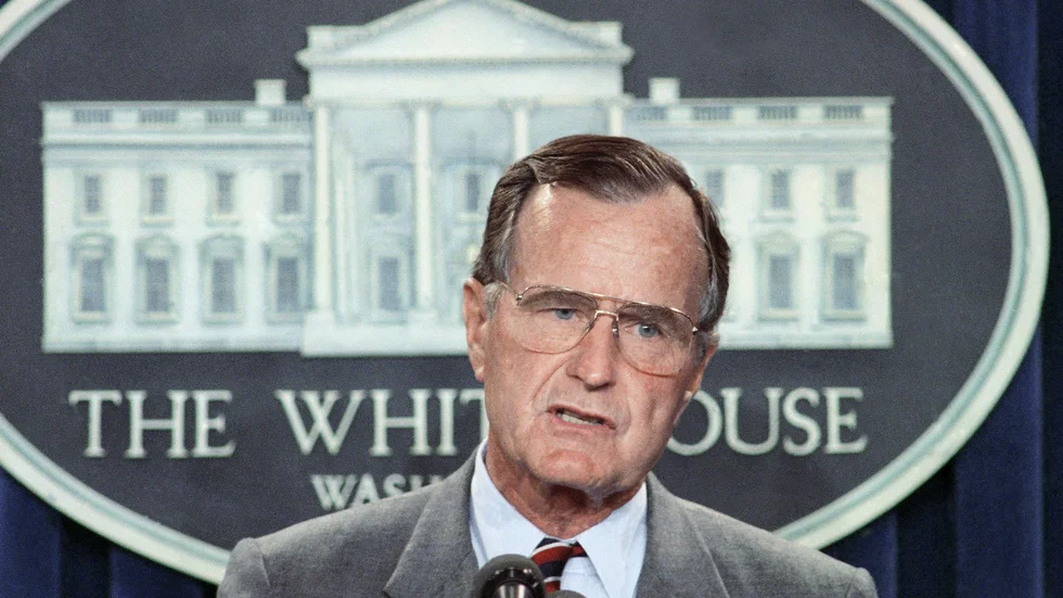 George Herbert Walker Bush, en patriot och hedersman. 