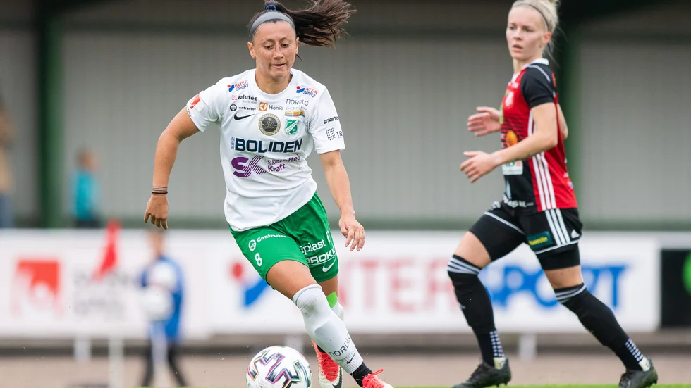 Katrina Guillou startade alla Moröns matcher och gjorde näst flest mål, 13 stycken.