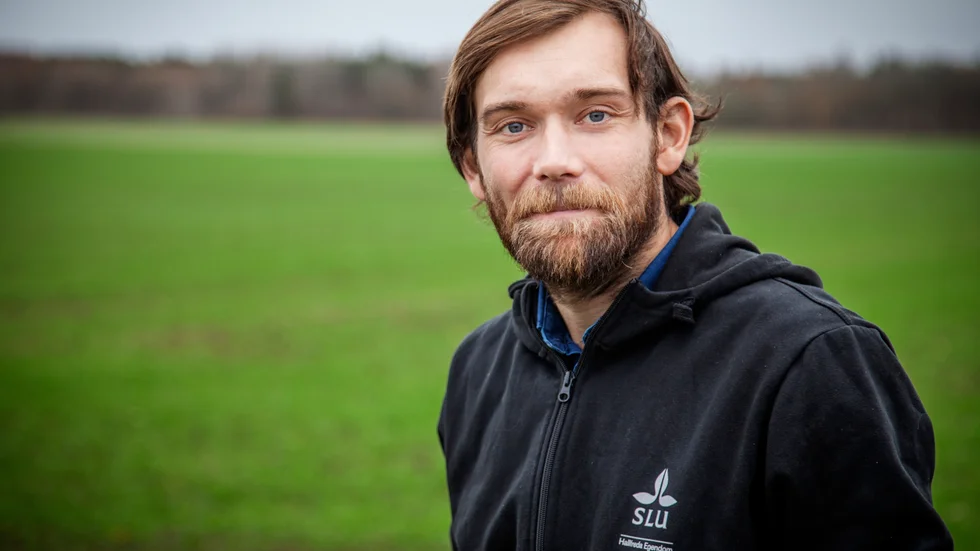 Andreas Nypelius, ordförande för LRF Gotland, kräver insatser för att förhindra en matkris.