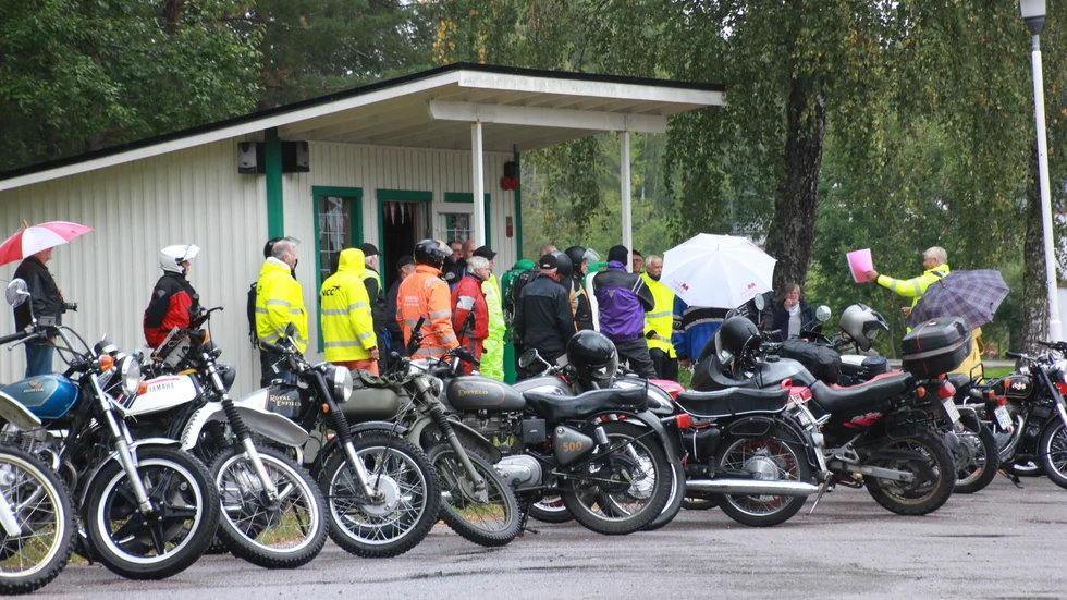 Starten gick vid nostalgimacken i Krokek i lördags.