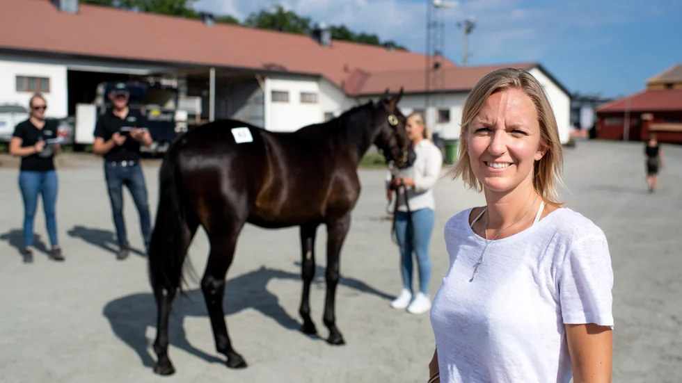 Emmelie Arneng, vd på Yearling Sales.