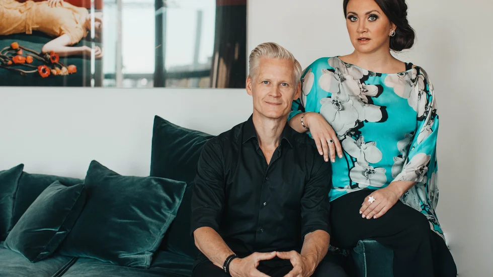 Henrik Fexeus och Camilla Läckberg. Pressbild.