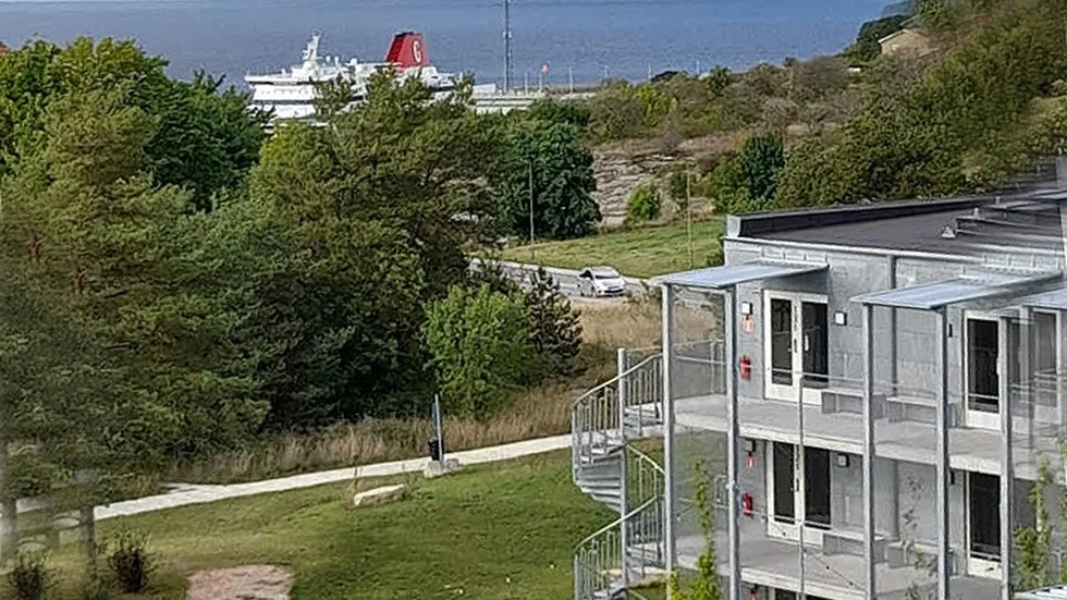 Utsikt från takterrassen.