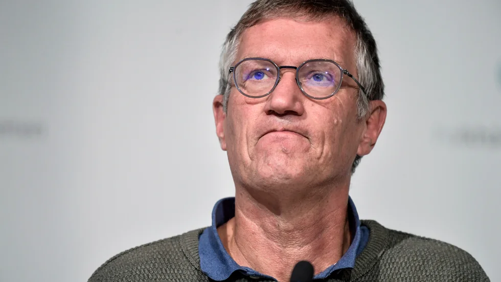 Anders Tegnell, statsepidemiolog, Folkhälsomyndigheten.
