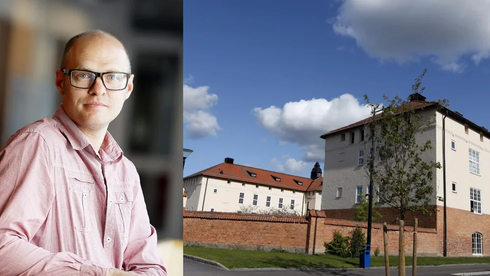 "Ungdomarna kämpar väldigt hårt för att hänga med i fjärrläget", säger Daniel Moberg, rektor på Thomasgymnasiet.