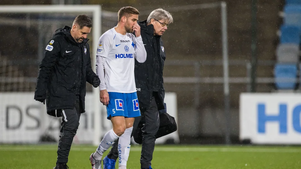 Christoffer Nyman är fortsatt ett osäkert kort inför söndagens allsvenska match.