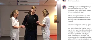 Forsberg kan promenera med hjälp av robot