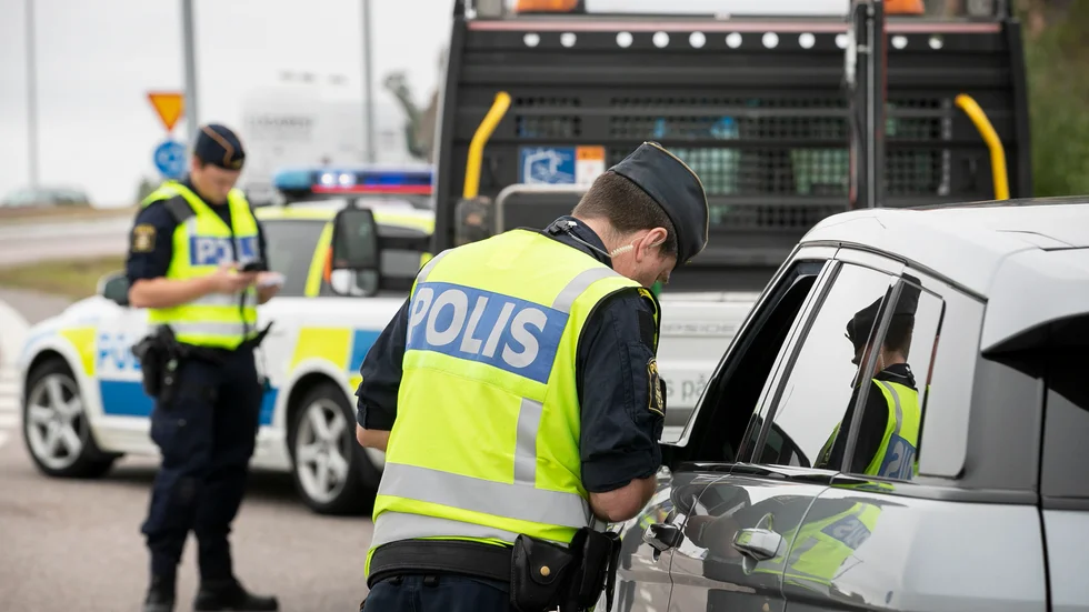 Nästa vecka kommer polisen att redovisa resultatet för trafikveckan. Bilden är tagen från ett annat tillfälle.